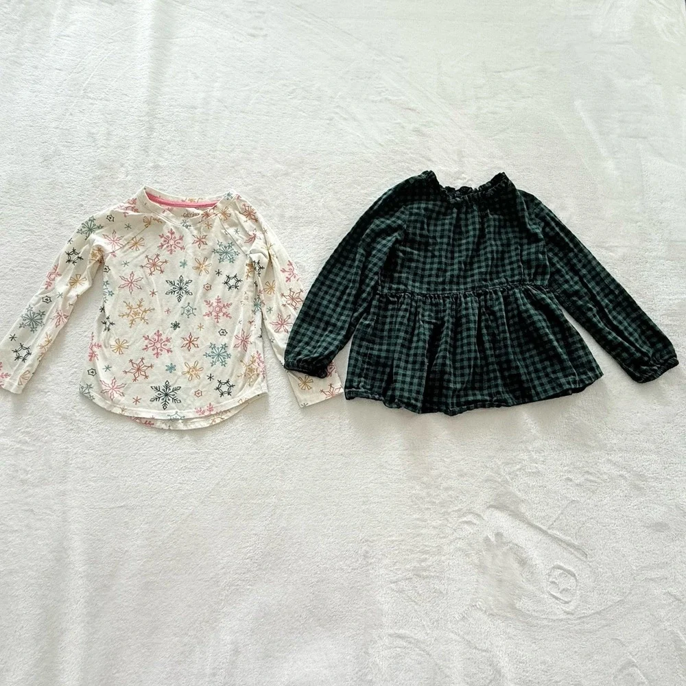 Cat & Jack green gingham